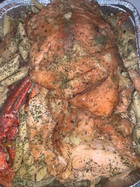 A seafood bake