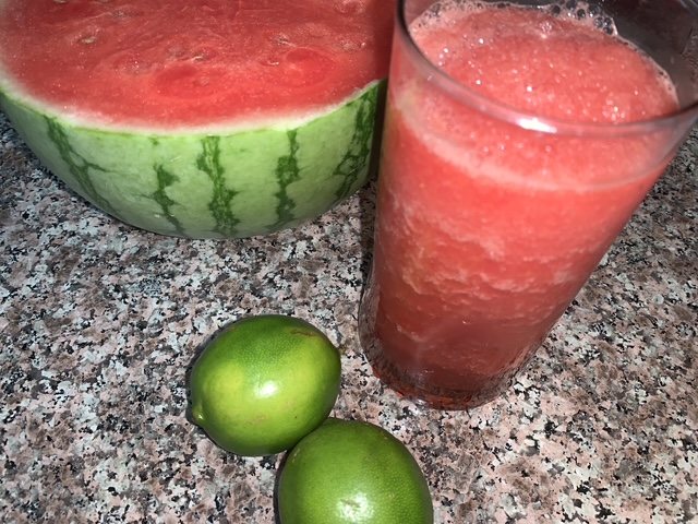 Fresh watermelon juice